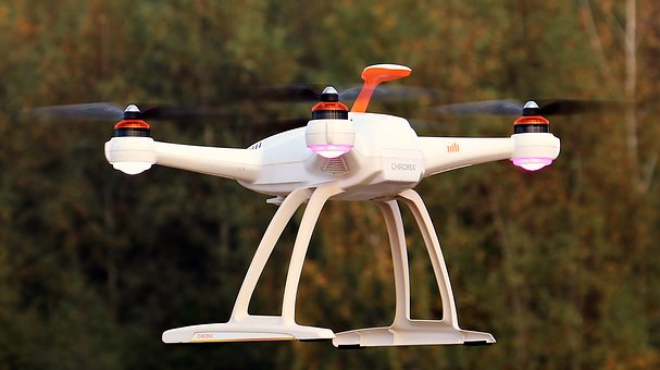white drone