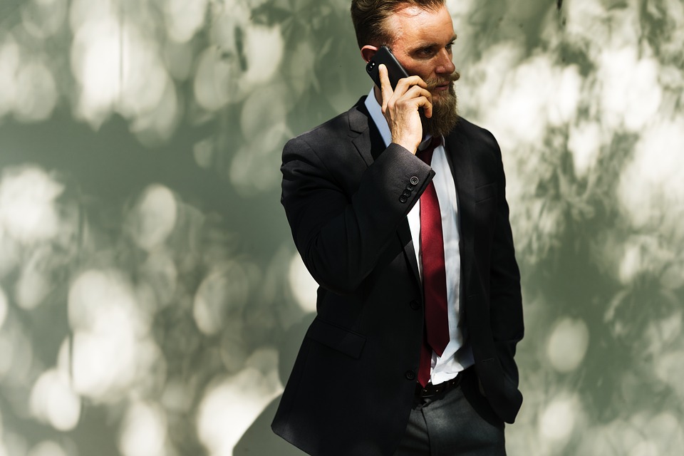 man calling